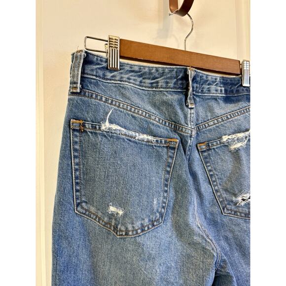 Abercrombie & Fitch Women's 27 Jeans Distressed Jeans Annie High Rise Girlfriend - Picture 6 of 7